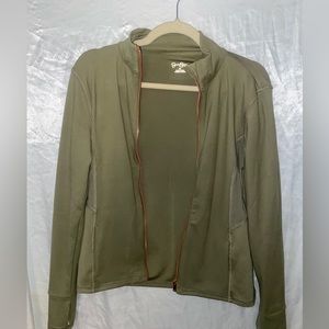 Jessica Simpson Green Zip Up